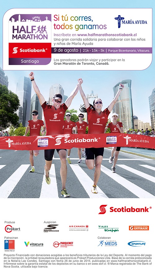 Mañana abren las inscripciones para la "Half Marathon Scotiabank