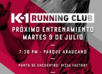 Participa hoy en el entrenamiento gratuito del “K-1 Running Club”