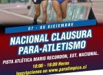 No te quedes sin participar en el Campeonato Nacional de Para Atletismo “Clausura 2019”