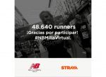 La 2ª edición de la New Balance Milla Virtual reunió a más 48 mil corredores en el mundo