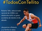 ¡Sumémonos a la ayuda para el atleta Roberto Tello!