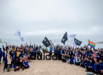 adidas y Parley conmemoraron el Dia Mundial de los Océanos con recolección de basura y corrida en playa El Canelo