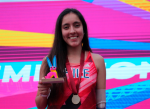 ¡Oro para Chile! Amanda Cerna brilló en los 200m del Grand Prix Monterrey 2022