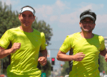 Tres maratones en dos meses a 10 años del atropello, el desafío de Muñoz y de Lapeyra
