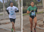 Felipe Gamboa y Nicole Urra ganaron la Corrida HLSport 10K en el Parque Bicentenario Cerrillos