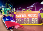 Carlos Díaz rompe récord nacional en 10 mil metros planos