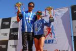 Sebastián Traslaviña y Katherine Cortés ganaron el Medio Maratón de Concón