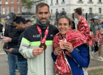 Antonio Dittborn y Constanza del Puerto son los mejores chilenos del Maratón de Londres 2024