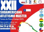 ¡Ya comenzó el proceso de inscripción para el Sudamericano Master 2025!