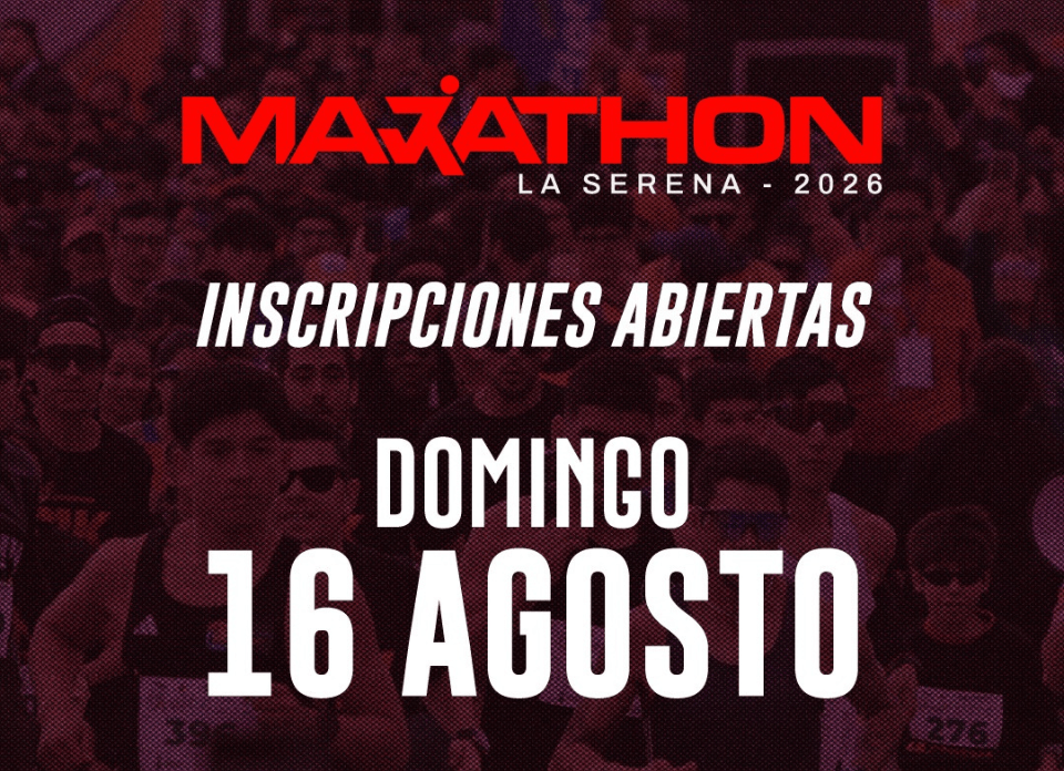 ¡Inscripciones abiertas! El Maratón de La Serena 2026 se viene con todo