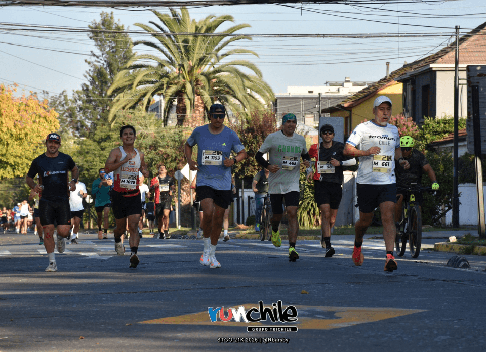 Ñuñoa vibró con la primera fecha de la Stgo 21K 2026