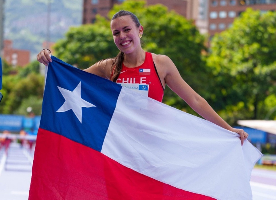 Catalina Rozas logra récord de Chile en 100 metros vallas