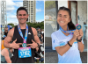 Cristóbal Mackay y Daniela Delgado los mejores chilenos en el Gold Coast Marathon 2026