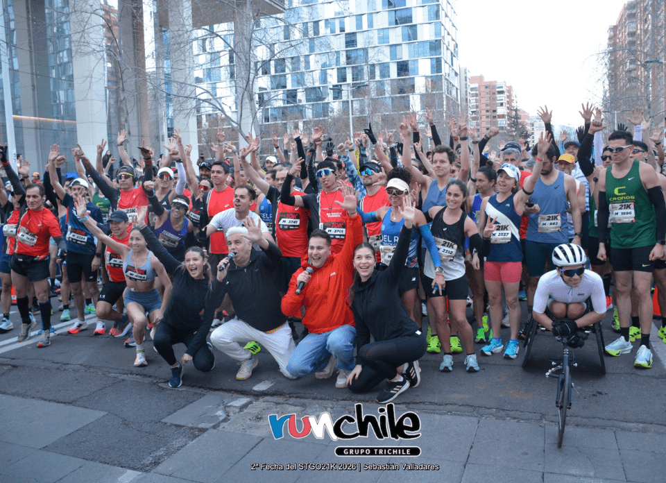 Las Condes vibró con la 2ª edición de STGO21K 2026